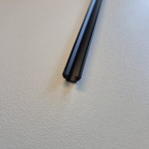 Abdeck- und Einfassprofil  Nut 5 mm - Kunststoff, schwarz