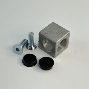 Würfelverbinder 2-fach - 30 mm - M8