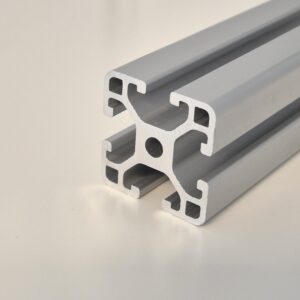Profil 30x30 mm - Nut 6 mm - leicht - eloxiert schwarz